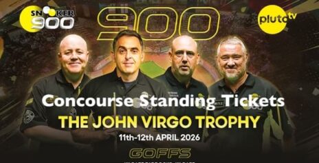 John Virgo Trophy 2026 снукер. Трансляции расписание