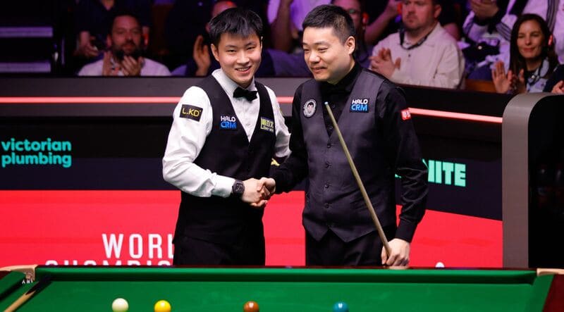 Чжао Синьтун обыграл Дин Джуньху со счетом 13-9 (фото: WST)