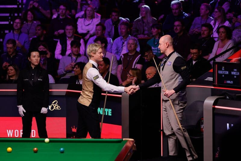 Нил Робертсон оказался сильнее Криса Уокелина (фото: WST)