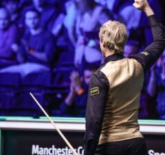 Tour Championship 2026: Робертсон одолел Хокинса и в 1/2 финала встретится с Джаддом Трампом