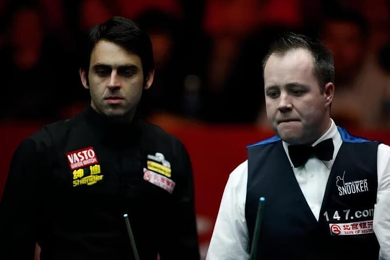 Ронни О’Салливан и Джон Хиггинс на двоих завоевали 11 титулов Чемпионов мира (фото: metrouk)