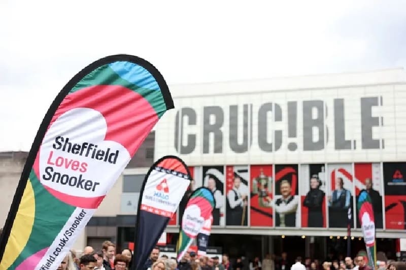 Крусибл планируется отремонтировать и расширить в 2028 году для Чемпионата мира (фото: totallysnookered)