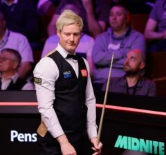 Робертсон обыгрывает Уокелина 10-6 в 1/8 финала на Чемпионате мира 2026