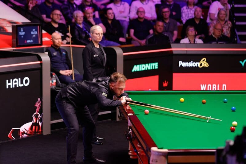 Джадд Трамп выиграл пять из шести фреймов второй сессии (фото: WST)