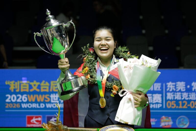 Панчайя Чанной выиграла Чемпионат мира по снукеру среди женщин 2026 и двухлетнюю тур-карту (фото: WST)