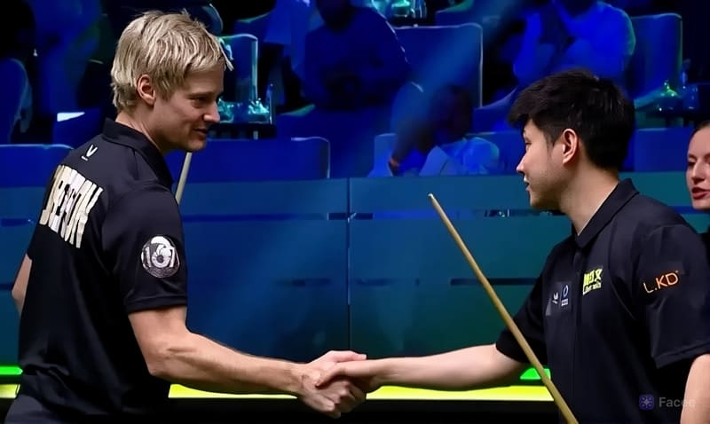 Нил Робертсон - Чжао Синьтун (фото: SnookerHQ)