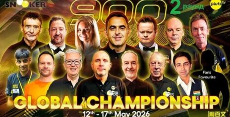 Snooker 900 Global Championship 2026 снукер — второй раунд. Трансляции расписание