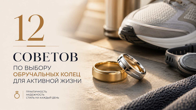 12 советов по выбору обручальных колец для активной жизни
