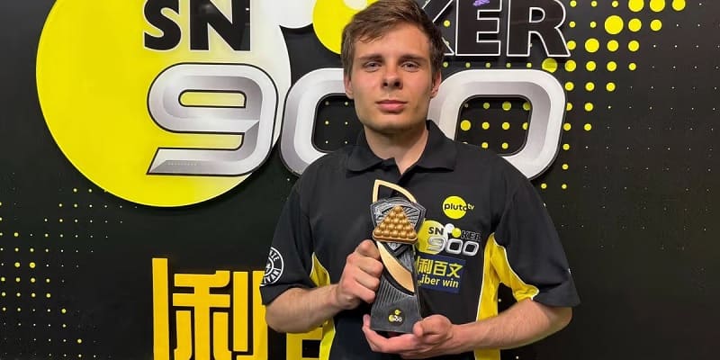 Антон Казаков впервые выиграл турнир Snooker 900 New Professionals Week 2026 (фото: snooker900)