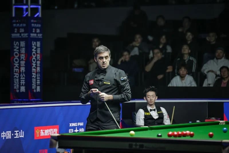 Ронни О'Салливан победил У Ицзэ на турнире World Open 2026 в марте (фото: metrouk)