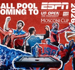 World Nineball Tour объявляет о сотрудничестве с ESPN: Mosconi Cup и US Open Pool Championship возвращаются на экраны