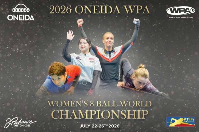 Oneida WPA Women’s World 8-Ball Championship 2026 пройдет в Грин-Бей, штат Висконсин (фото: wpapool)
