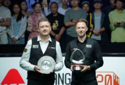 Кайрен Уилсон vs Джадд Трамп. Вторая сессия финала Shanghai Masters 2026 (видео)