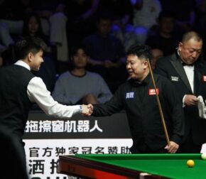 Матч 1/16 финала China Open 2026 Чжао Синьтун vs Чжан Анда (видео)