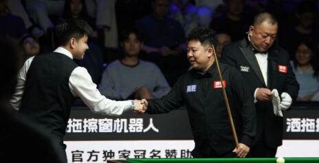 Матч 1/16 финала China Open 2026 Чжао Синьтун vs Чжан Анда (видео)