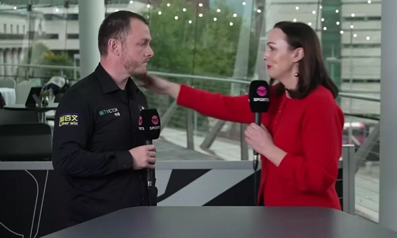 Марк Аллен и Рэйчел Кейси (фото: SnookerHQ)